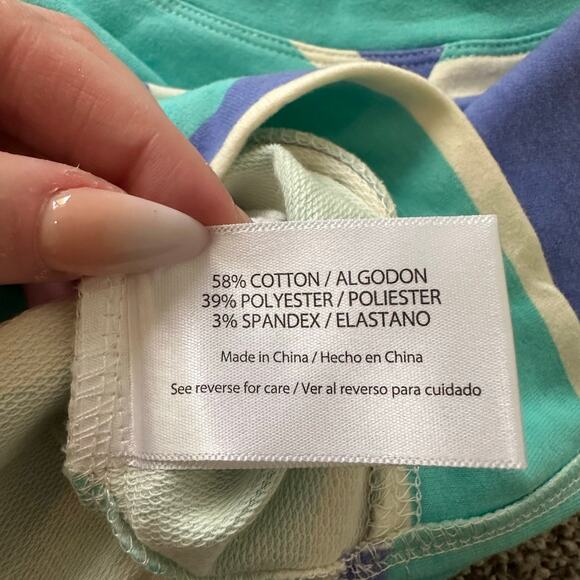 Wildfox blue & white striped long sleeve top size S NWT - Picture 7 of 12